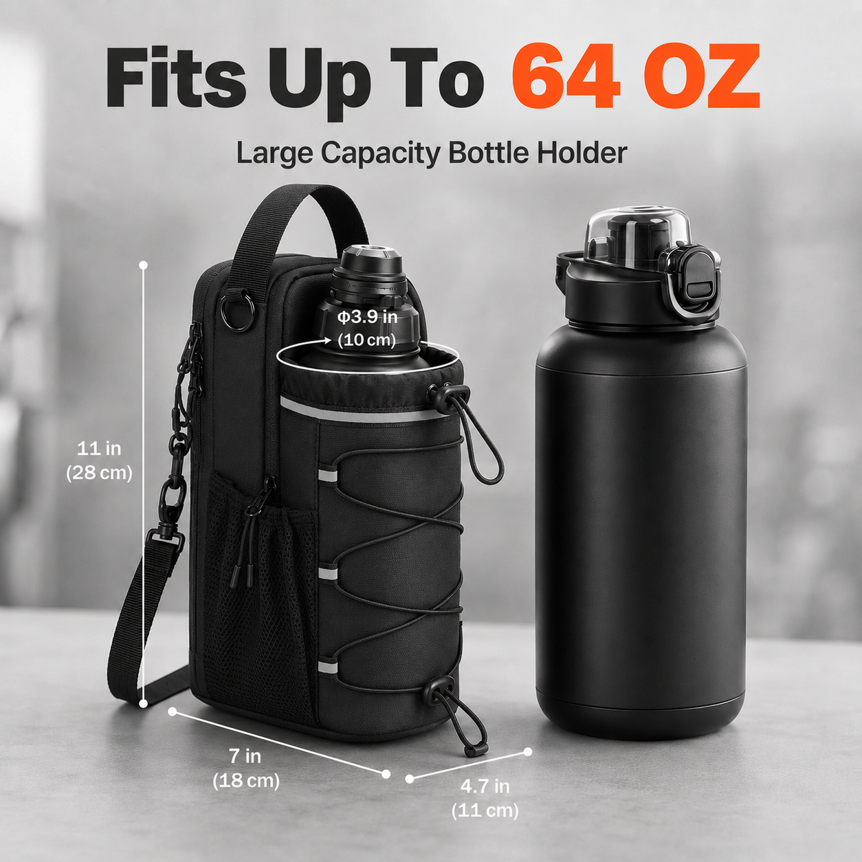 Magnetic Gym Bottle Bag Water  - Tech Accessories recension och pris