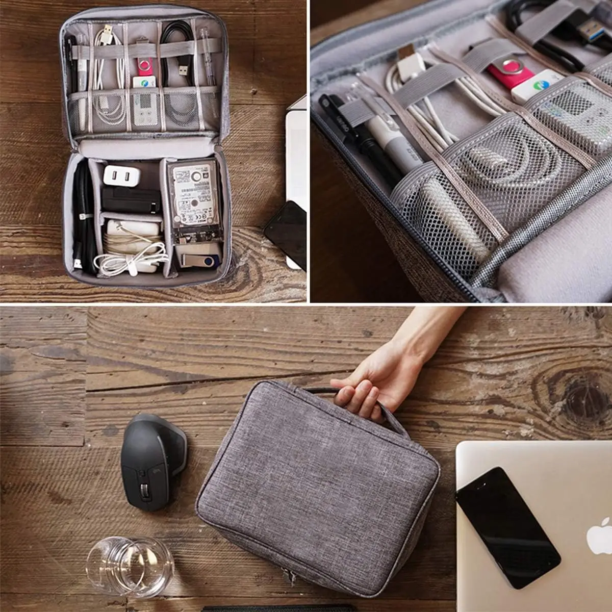 Portable Digital Storage Bag U - Tech Accessories Case recension och pris